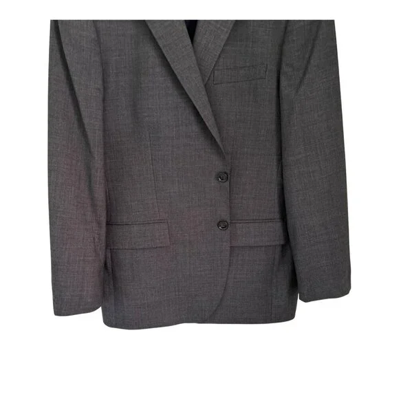 J.Crew Ludlow Blazer 3D Tollegno Wool Gray Lined Size 44R/Slim - Picture 4 of 11